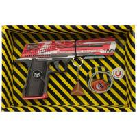 Збірна модель Гумостріл "DESERT EAGLE CODE RED" BOX DE-CR Сувенір-декор