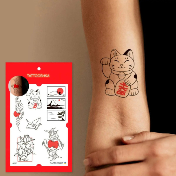 Набір тимчасових татуювань ASIAN MOOD LB-177 TATTOOSHKA