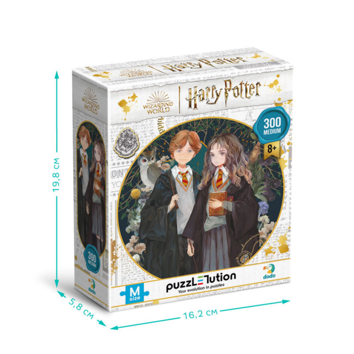 Пазл класичний "Harry Potter. Герміона та Роналд" 200499, 300 елементів DoDo Toys