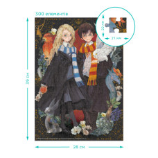Пазл класичний "Harry Potter. Луна та Гаррі" 200500, 300 елементів DoDo Toys