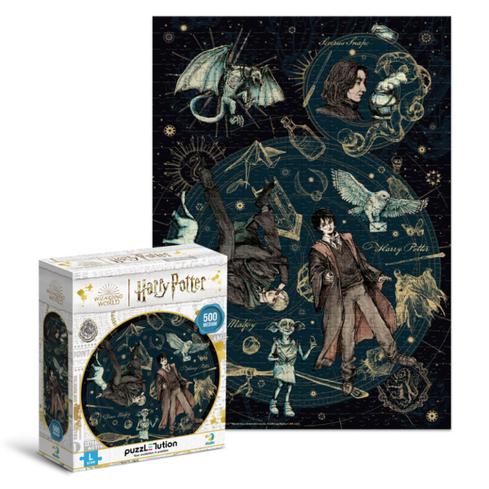 Пазл класичний "Harry Potter. Відданий. Легенда. Гордий" 200508, 500 елементів DoDo Toys