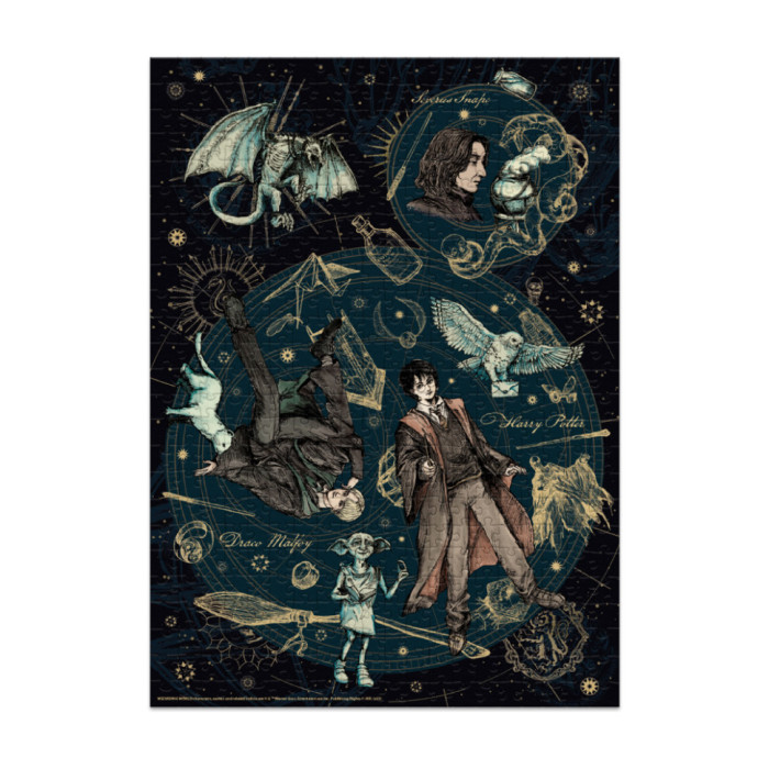 Пазл класичний "Harry Potter. Відданий. Легенда. Гордий" 200508, 500 елементів DoDo Toys