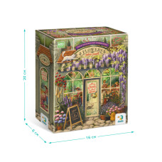 Пазл класичний "Квітковий магазин" 300590, 300 елементів DoDo Toys