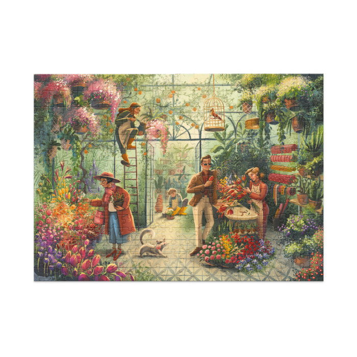 Пазл класичний "Квітковий магазин" 300590, 300 елементів DoDo Toys
