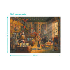 Пазл класичний "Книжковий магазин" 300602, 300 елементів DoDo Toys