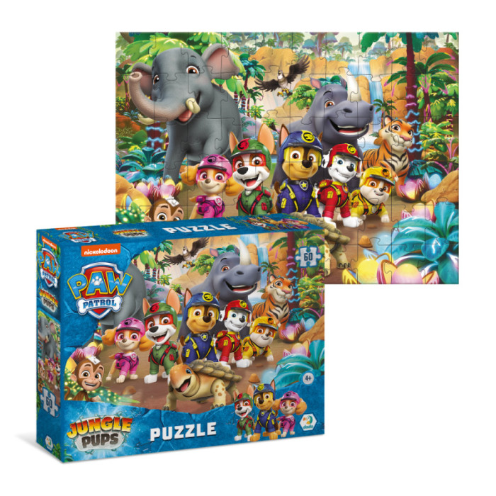Дитячий пазл "Paw Patrol. Jungle Pups" 200523, 60 елементів DoDo Toys