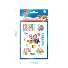 Набір дитячих тимчасових татуювань "Paw Patrol" 200436, 4 листи DoDo Toys