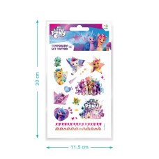 Набір дитячих тимчасових татуювань "My Little Pony" 200437, 4 аркуші DoDo Toys