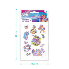 Набір дитячих тимчасових татуювань "My Little Pony" 200438, 4 аркуші DoDo Toys