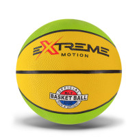 М'яч баскетбольний Extreme Motion BB1485 № 7, 520 грам Зелено-жовтий Bambi
