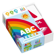 Настільна навчальна гра ABC tęcza 360135, 48 карток Мальви