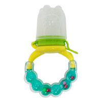 Ніблер для прикорму немовлят MGZ-0005(Turquoise) з брязкальцем Megazayka