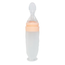 Силіконова ложка-контейнер MGZ-0108(Peach) об'єм 90 грам Megazayka