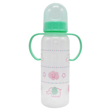 Пляшечка пластикова з ручками MGZ-0207(Green) 250 мл Megazayka