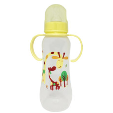 Пляшечка пластикова з ручками MGZ-0207(Yellow) 250 мл Megazayka