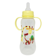 Пляшечка пластикова з ручками MGZ-0207(Yellow) 250 мл Megazayka