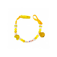 Ланцюжок для пустушки MGZ-0500(Yellow) з дзвіночком Megazayka