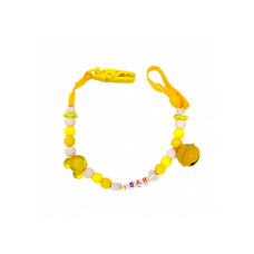 Ланцюжок для пустушки MGZ-0500(Yellow) з дзвіночком Megazayka