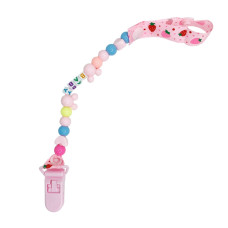Тримач для пустушки Baby MGZ-0503(Pink) 34 см Megazayka