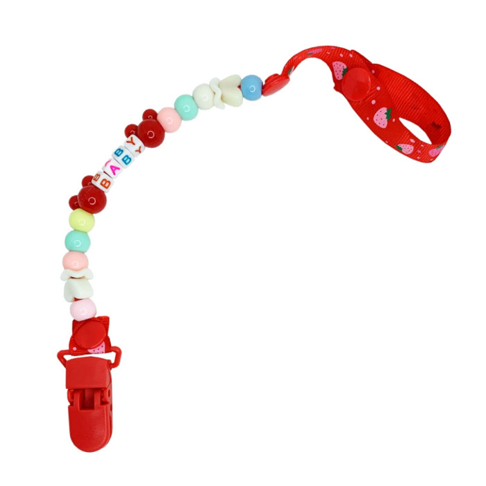 Тримач для пустушки Baby MGZ-0503(Red) 34 см Megazayka