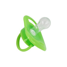 Пустушка силіконова кругла MGZ-0516(Green) з ковпачком Megazayka
