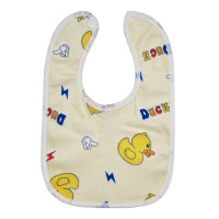 Дитячий тканинний слинявчик MGZ-0600(Yellow) на кнопці Megazayka