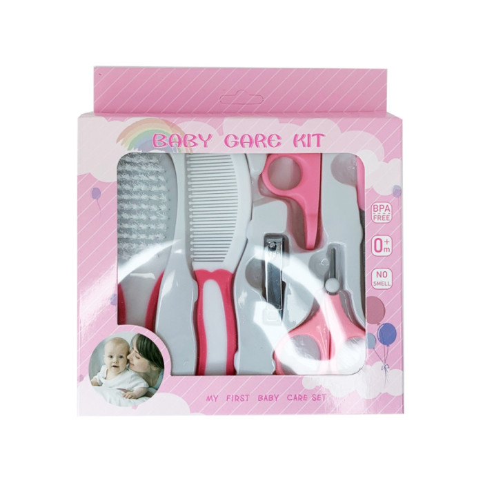 Гігієнічний набір для новонароджених MGZ-0700(Pink) у коробці Megazayka