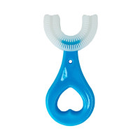 Дитяча Зубна щітка-капа MGZ-0704(Blue) з обмежувачем Megazayka