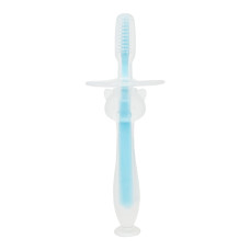 Силіконова зубна щітка Mumlove MGZ-0707(Blue) з обмежувачем Megazayka