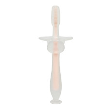 Силіконова зубна щітка Mumlove MGZ-0707(Pink) з обмежувачем Megazayka
