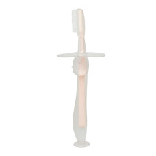 Силіконова зубна щітка Mumlove MGZ-0707(Pink) з обмежувачем Megazayka