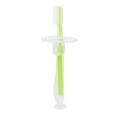 Силіконова зубна щітка Mumlove MGZ-0707(Green) з обмежувачем Megazayka