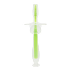 Силіконова зубна щітка Mumlove MGZ-0707(Green) з обмежувачем Megazayka