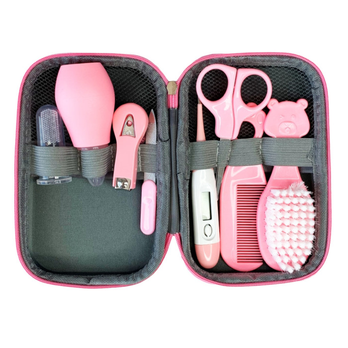 Дитячий гігієнічний набір MGZ-0718(Pink) у футлярі Megazayka