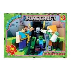 Пазли дитячі "Minecraft"Майнкрафт MC778, 70 елементів                                     G-Toys