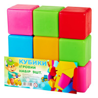 Дитячі кубики. Великі 14066, 9 шт. в наборі MToys