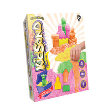 Набір креативної творчості "Кінетичний пісок "KidSand" KS-04-02U коробка 400 г Danko Toys
