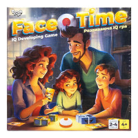 Розвиваюча настільна гра "Face Time" FT-01-01 з дзвіночком Danko Toys