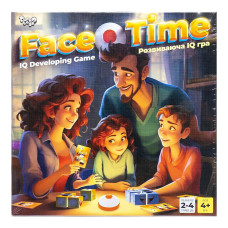 Розвиваюча настільна гра "Face Time" FT-01-01 з дзвіночком Danko Toys
