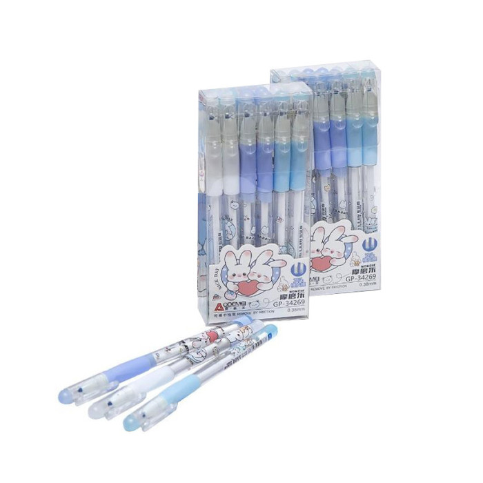 Ручка "пише-стирає" 34269 синій, упаковка 12 шт COLOR-IT