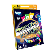 Розвиваюча настільна гра "ФортУно" UF-03-01U 112 карток та кубик Danko Toys