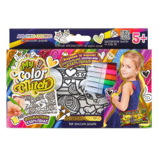 Набір для творчості "My Color Clutch" CCL-02-01U...06U з фломастерами Вид 5 Danko Toys