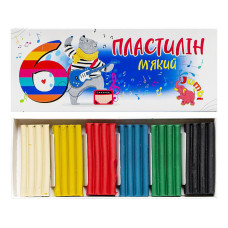 Набір для творчості Пластилін КТ 230601, 6 кольорів, 108 грам Jumbi