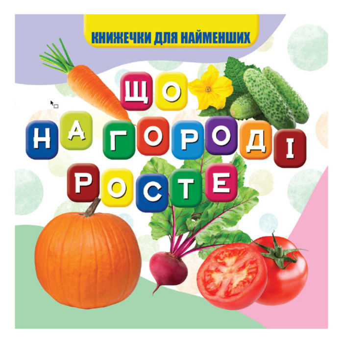 Моя перша книжечка Що росте на городі VR06041705, 10 сторінок Jumbi