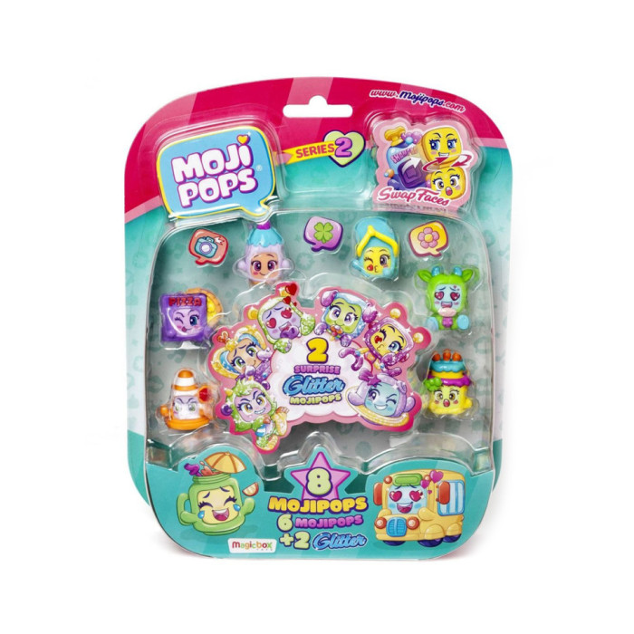 Набір фігурок Сяючий сюрприз Moji Pops S2 PMP2B816IN00, 8 фігурок Moji Pops
