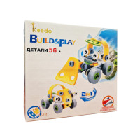 Конструктор Build&Play 2 в 1 "Будівельники" HANYE J-7725, 56 елемента HANYE