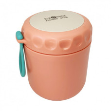 Ланчбокс з ложкою MGZ-0122(Pink) 430 мл Megazayka