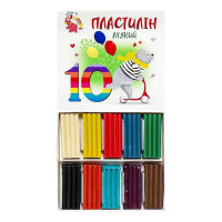 Набір для творчості Пластилін КТ 230603, 10 кольорів Jumbi