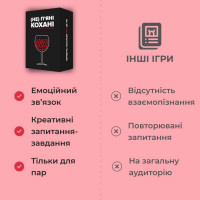 Настільна гра «(Не) п'яні кохані» 0021MG, для пар Memo Games