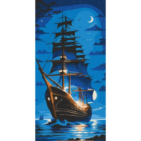 Картина за номерами "Перлина ночі" 10566-AC 40x80 см Art Craft